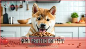 high protein content