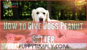 how to give dogs peanut butter