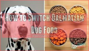 how to switch dalmatian dog food