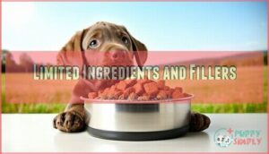 limited ingredients and fillers