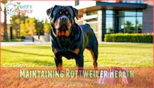maintaining rottweiler health