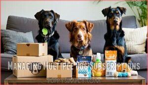 managing multiple dog subscriptions