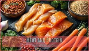 meat and protein