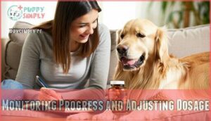 monitoring progress and adjusting dosage