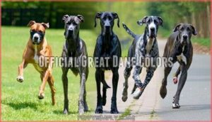 official great dane colors