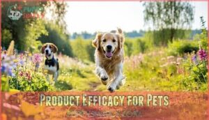 product efficacy for pets