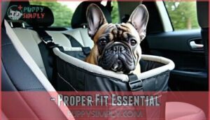 - proper fit essential