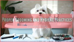 proper grooming and hygiene practices