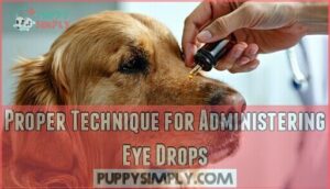proper technique for administering eye drops