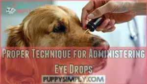 proper technique for administering eye drops