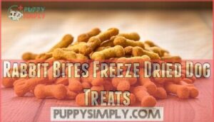 rabbit bites freeze dried dog treats