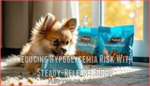 reducing hypoglycemia risk with steady-release foods