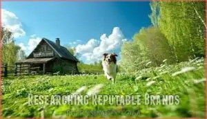 researching reputable brands