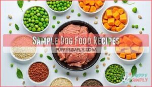sample dog food recipes