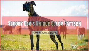 scooby doo's unique color pattern