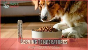 serving temperatures