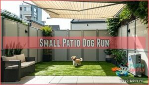 small patio dog run