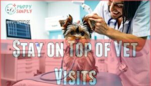 stay on top of vet visits