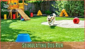 stimulating dog run