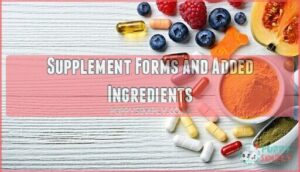 supplement forms and added ingredients