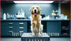 test ratings and reputation