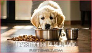 transitioning to adult food