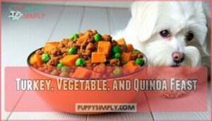 turkey, vegetable, and quinoa feast