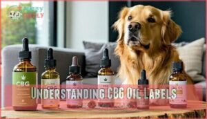 understanding cbg oil labels
