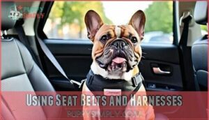 using seat belts and harnesses