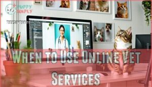 when to use online vet services