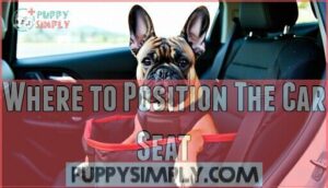 where to position the car seat