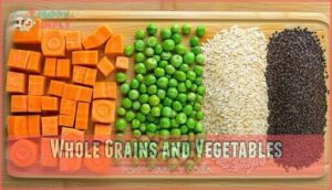 whole grains and vegetables