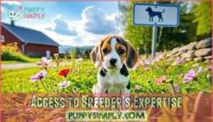 access to breeder's expertise