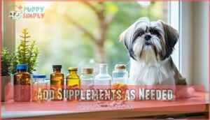 add supplements as needed
