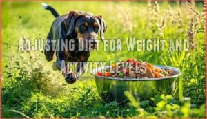 adjusting diet for weight and activity levels