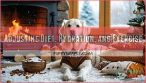 adjusting diet, hydration, and exercise