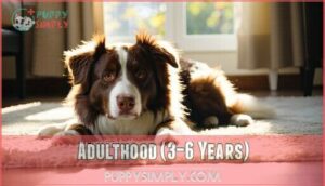 adulthood (3–6 years)