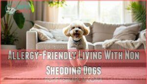 allergy-friendly living with non shedding dogs