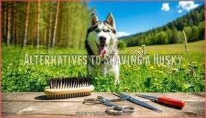 alternatives to shaving a husky
