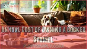 annual cost of owning a cocker spaniel