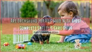 are dachshund puppies good with kids