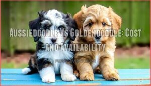 aussiedoodle vs goldendoodle: cost and availability