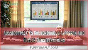 aussiedoodle vs goldendoodle: lifespan and health considerations