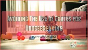 avoiding the use of crates for housebreaking