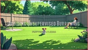 avoiding unsupervised burrowing