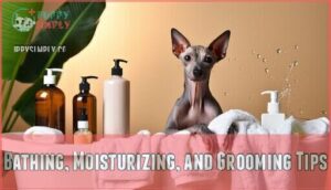 bathing, moisturizing, and grooming tips