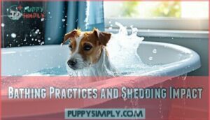 bathing practices and shedding impact