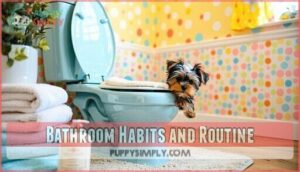 bathroom habits and routine