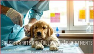 booster shots and follow-up appointments