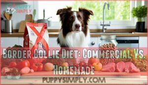 border collie diet: commercial vs. homemade